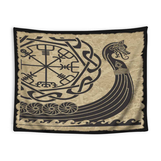 Tapis Mural Viking Expédition Lointaine