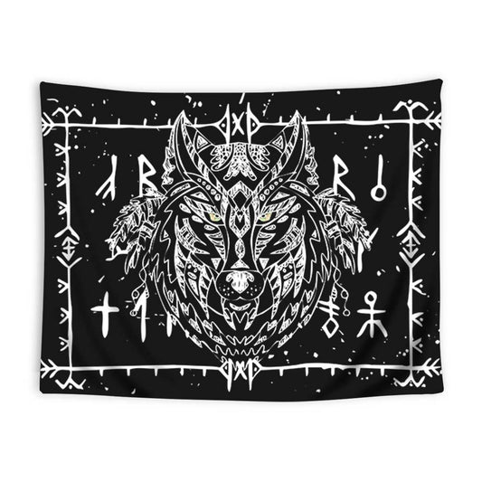 Tapis Mural Viking Loup Protecteur