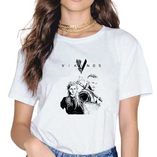 T-shirt Viking Ragnar et Lagertha