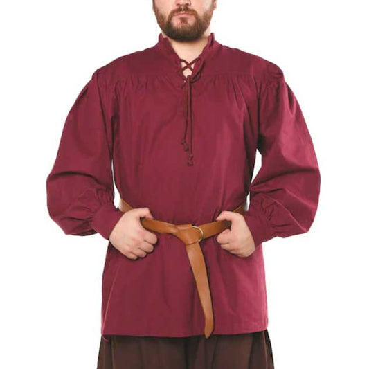 Tunique Viking Moyen age rouge