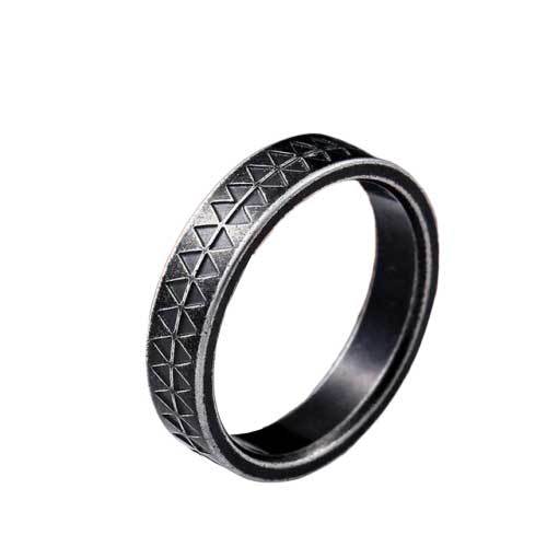 alliance mariage viking noir