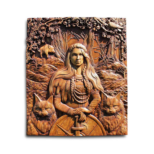 Art Mural Viking Déesse Freyja