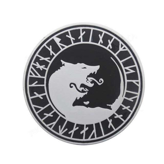 Badge Viking Skoll et Hati