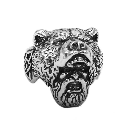 Bague Homme Tête d'Ours