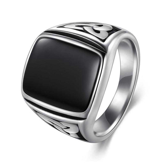 Bague Obsidienne Homme