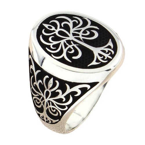 Bague Viking Arbre de Vie (Argent Massif)
