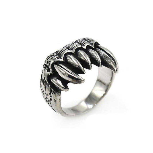 Bague Viking Berserker dents