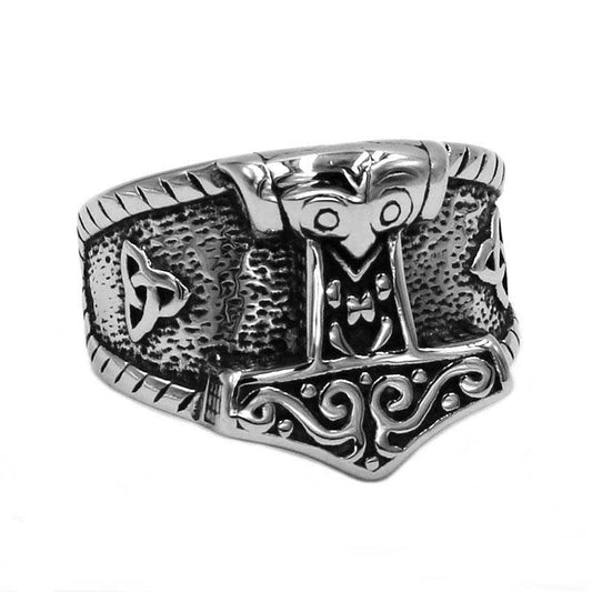 Bague Viking Mjolnir