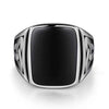 Obsidianring für Herren