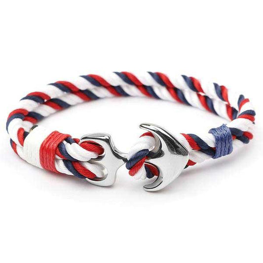 Bracelet Ancre Tressé Français