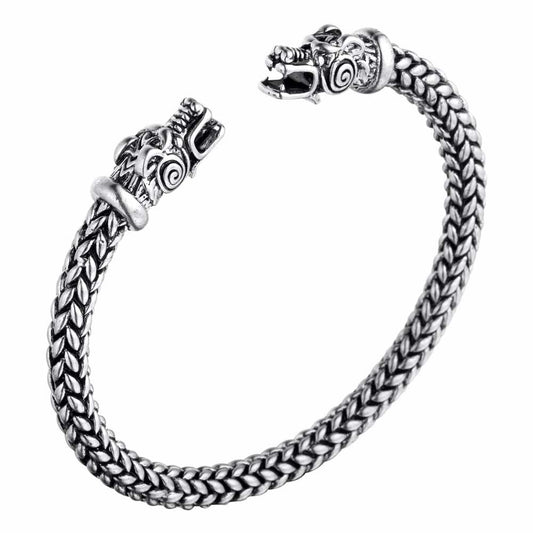 Bracelet Viking Dragon d'Argent