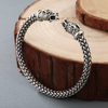 Silver Dragon Viking Bracelet