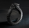 Bracelet Viking Serpent Jormungand qui se mord la queue