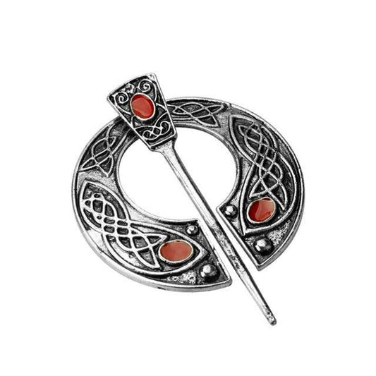 broche celtique argent