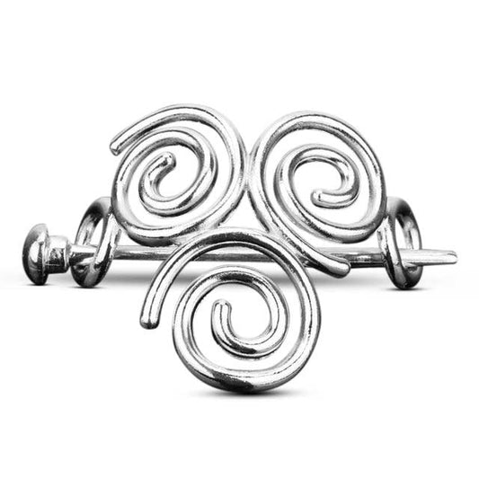 broche celtique argent