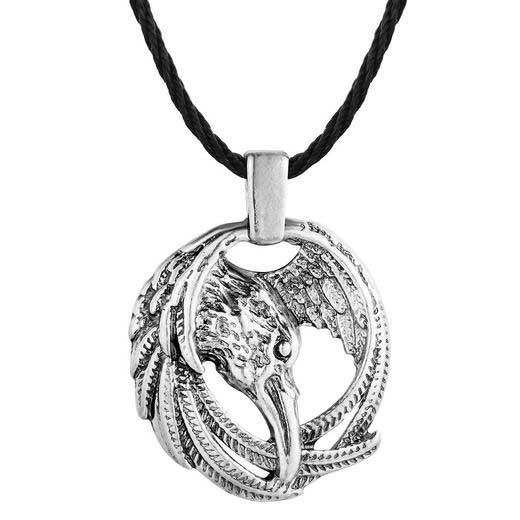 Viking Raven Necklace