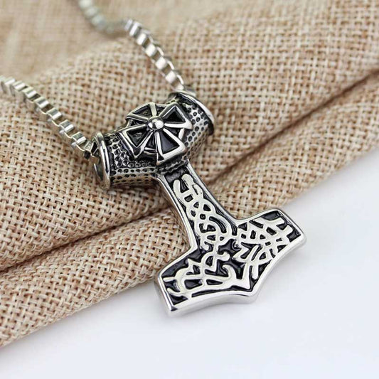 Collier Viking du Marteau de Thor Le Midgard