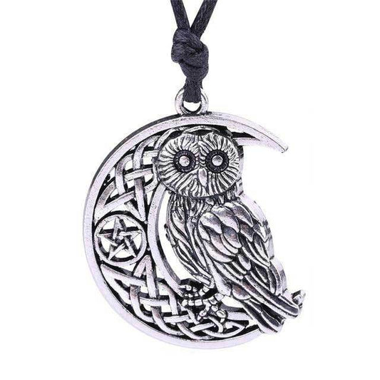 collier viking hibou
