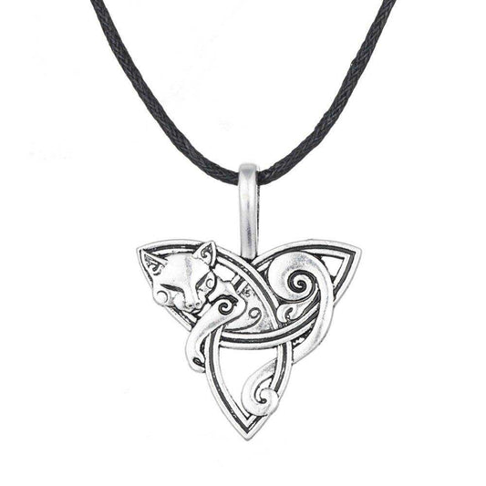 Collier Viking Triquetra du Renard