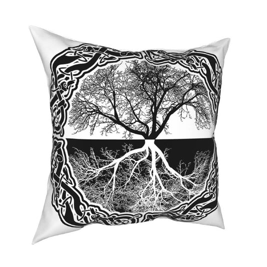 Coussin viking arbre originel