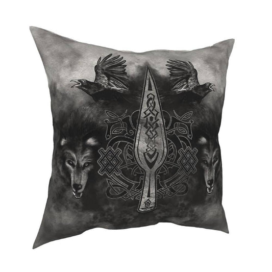 coussin viking armes d'odin