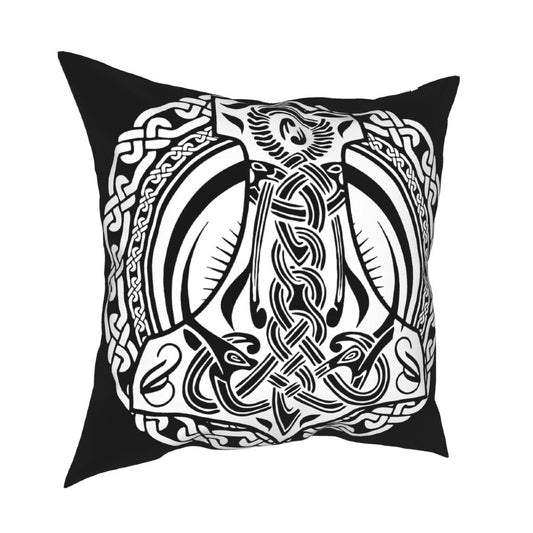 coussin viking mjolnir