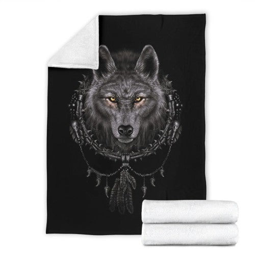 Couverture Viking Loup Tribal