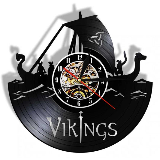 horloge viking drakkar