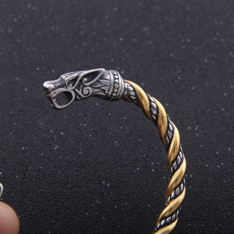 Détails Bracelet Ragnar Or et Argent