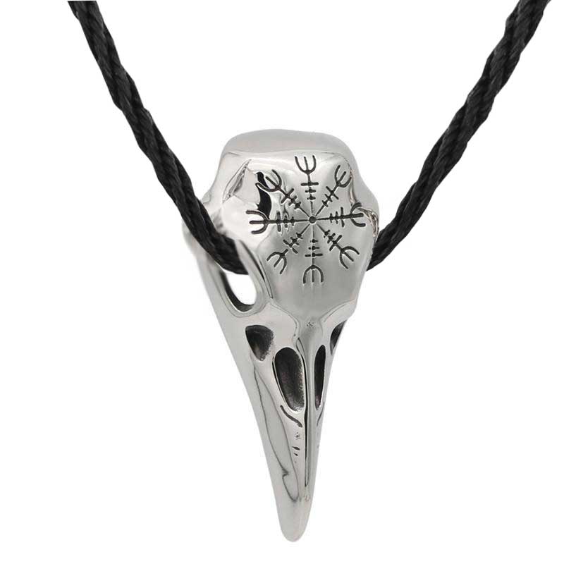 Pendentif Corbeau En Argent 925 - Bijou AFP Symbolique Mythologie