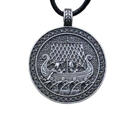 pendentif viking drakkar