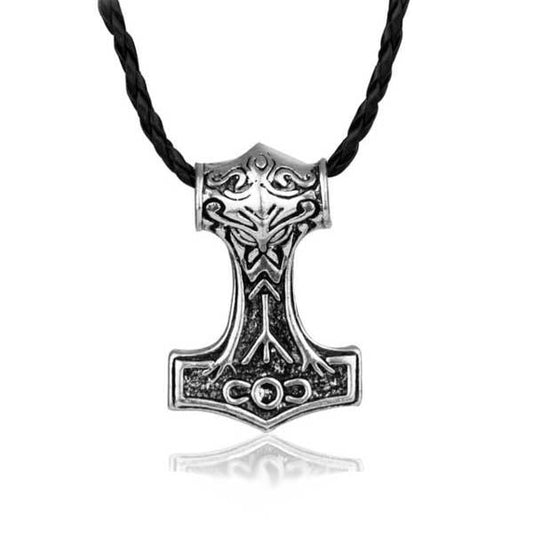 Pendentif Viking du Marteau de Thor Rune Algiz