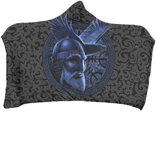 Plaid à Capuche Viking Guerrier