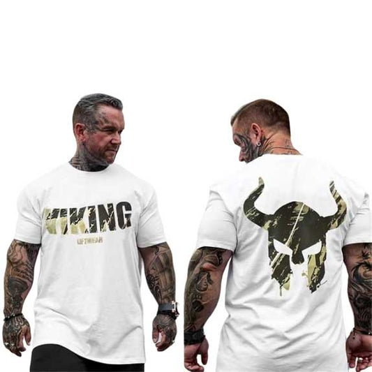 t shirt viking muscu
