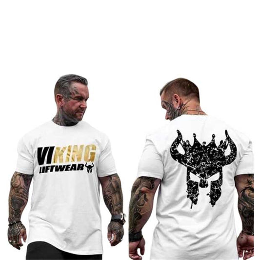 t shirt viking musculation homme