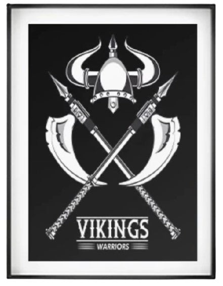 Tableau Viking Warrior