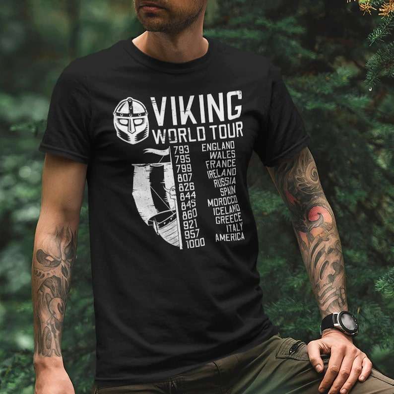 T-shirts Vikings World Tour