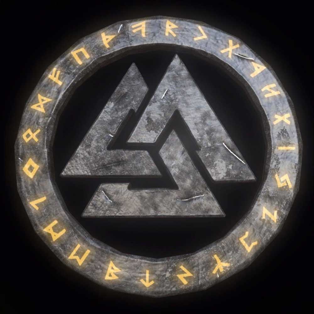 Valknut With Rune Inscriptions Valknut – tagged