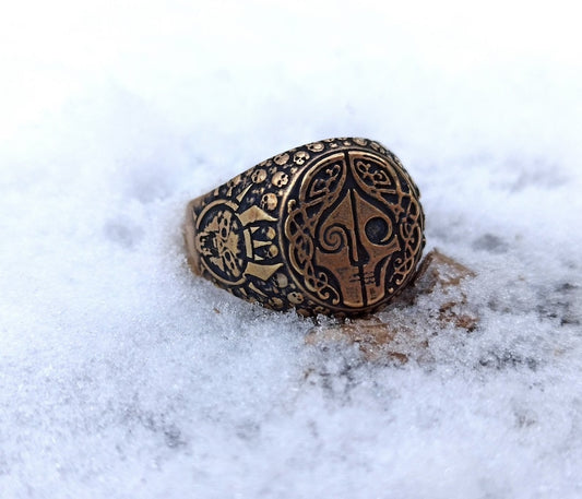 Viking Goddess Hel Ring