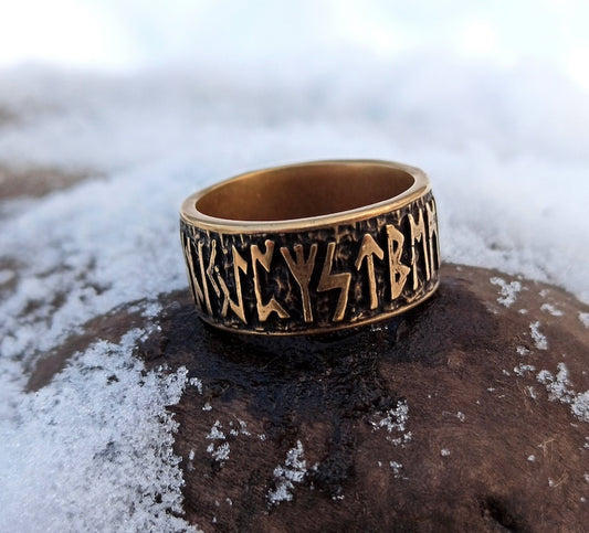Old Futhark Viking Ring