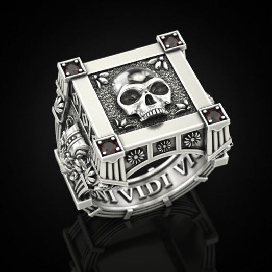 Skull Signet Ring (Silver)