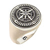 Viking Compass Ring (Sterling Silver)