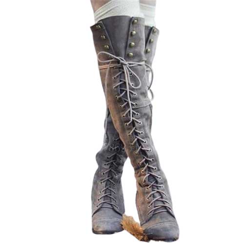 Viking Style Tall Boots Women Ervald