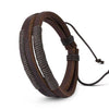 Braided Leather Viking Bracelet