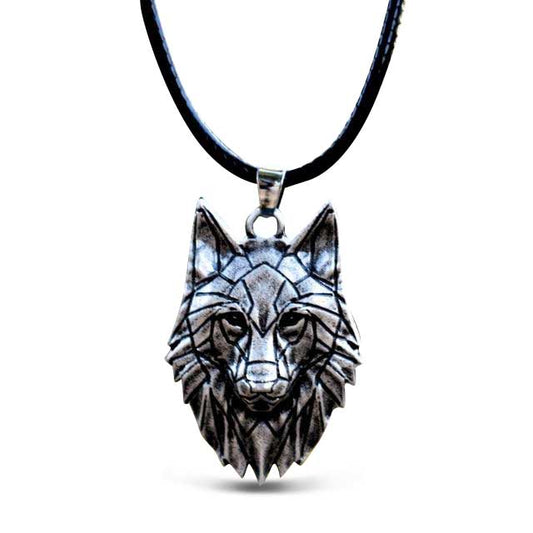 Collier Loup Origami