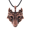 Fenrir Wolf Viking Necklace