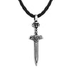 Viking Sword of Hvitserk Necklace Silver