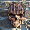 Valhalla American Skull Wikinger Wandkunst