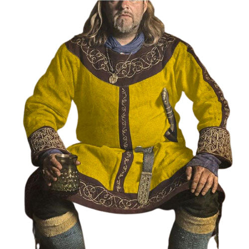 Déguisement viking jarl jaune