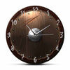 viking clock<br> wooden shield